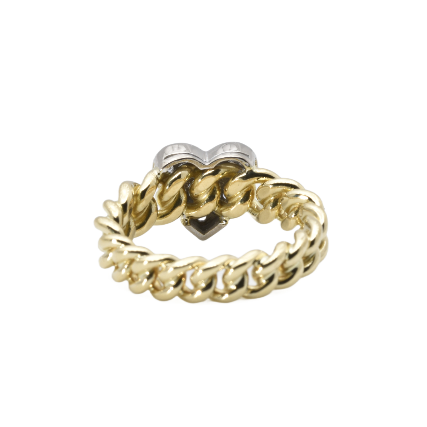 Kettenring mit Diamanten
