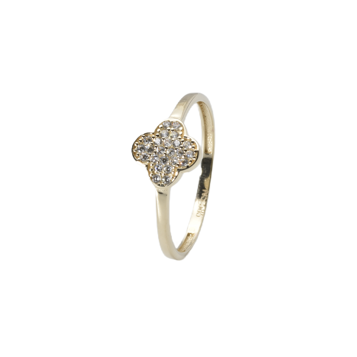 Ring mit Diamanten | 585/000 Gelbgold