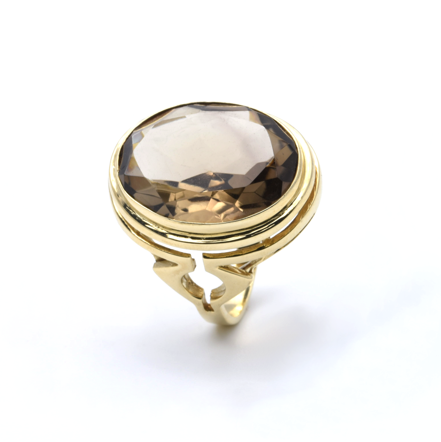 Ring | 585/000 Gelbgold | Rauchquarz