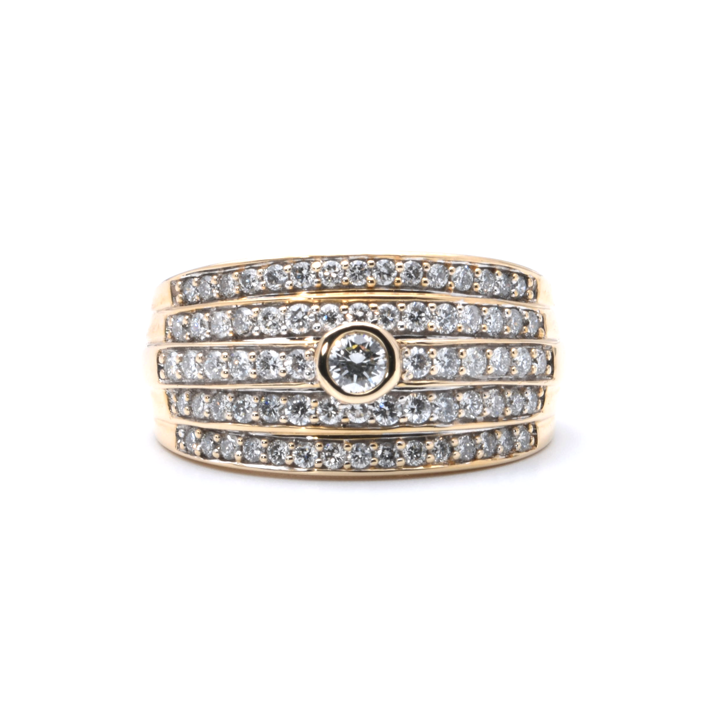 Ring | 585/000 Gelbgold | Brillanten