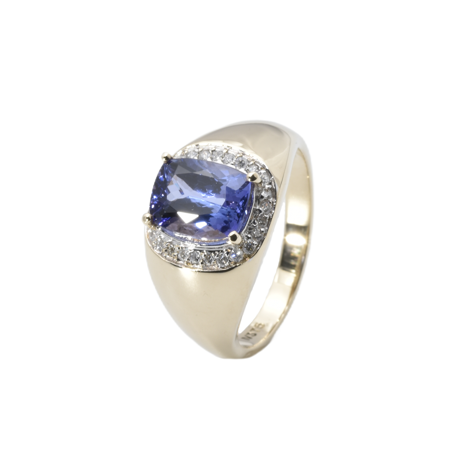 Ring mit Brillanten und Tansanit