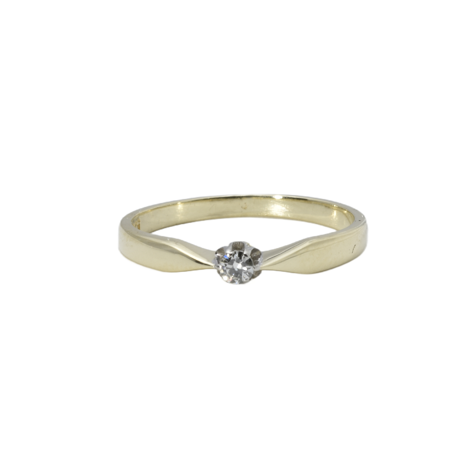 Vorsteckring mit Brillant