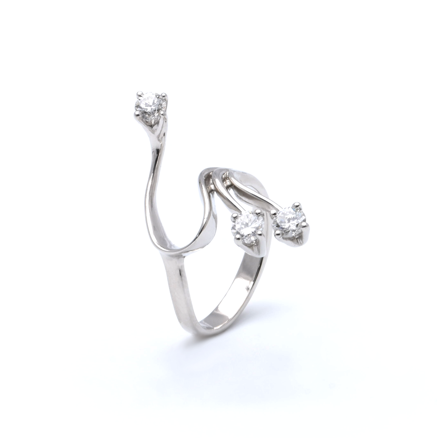 Ring | 750/000 Weißgold | Brillanten