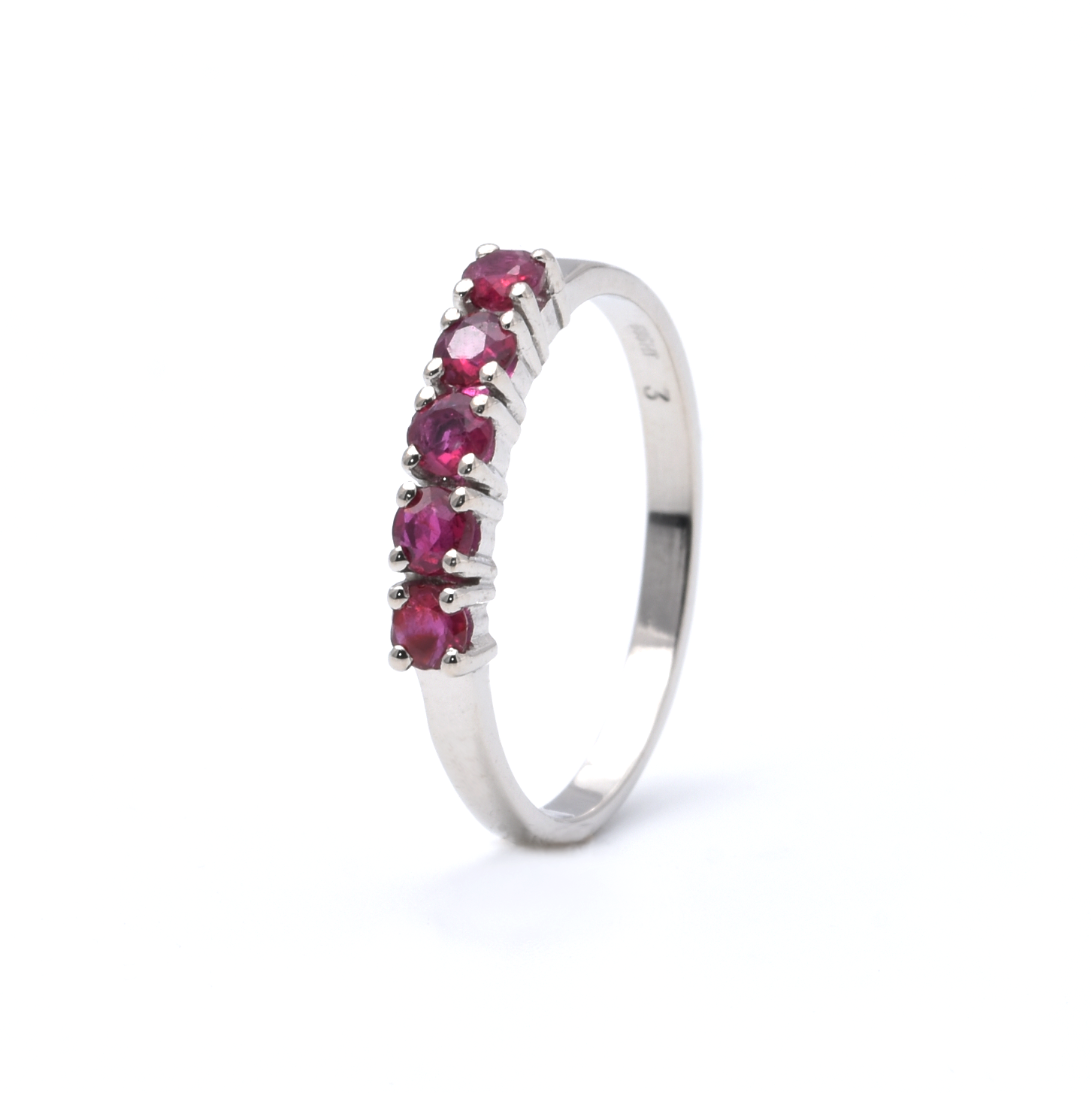 Ring | 585/000 Weißgold | Rubin