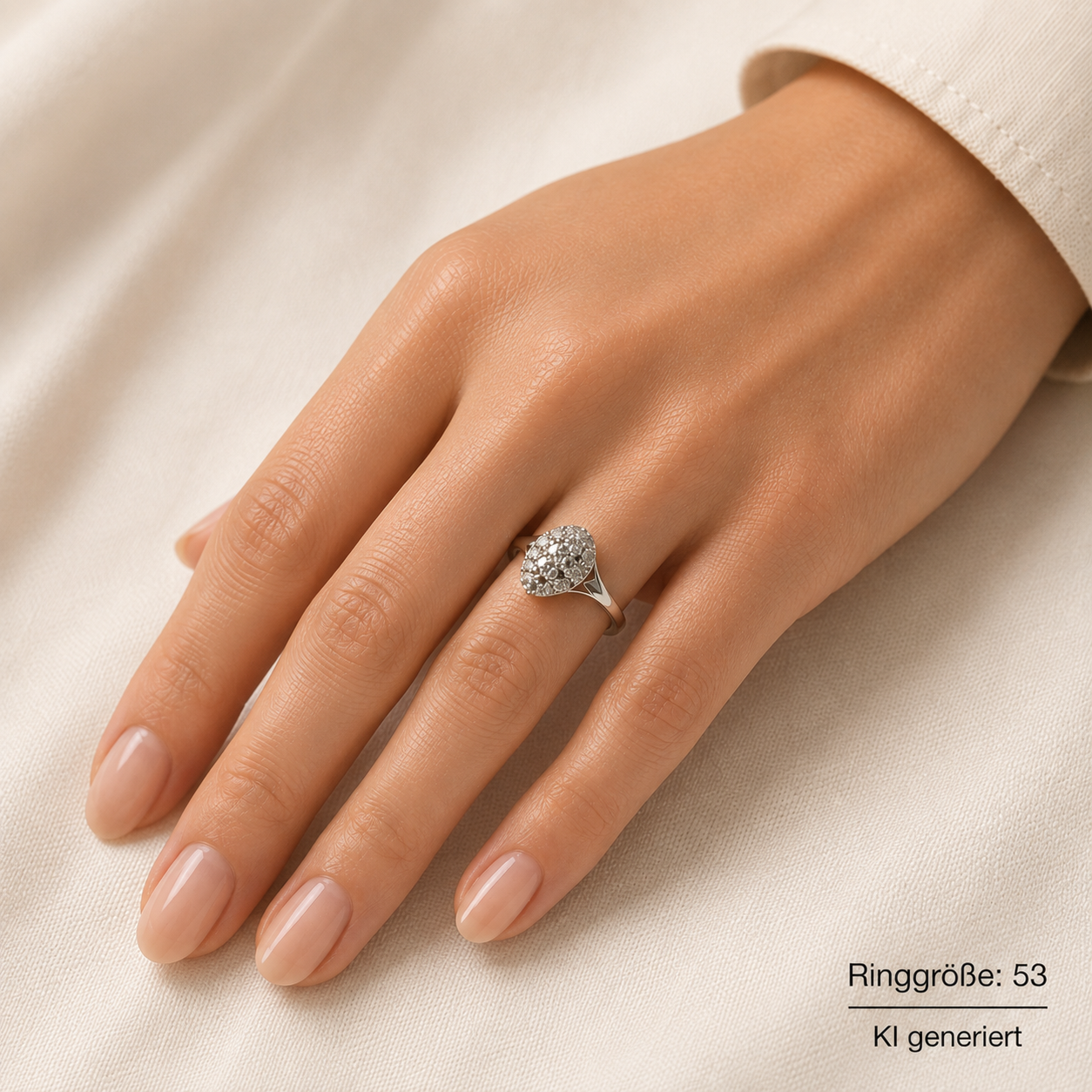 Ring mit Zirkonia