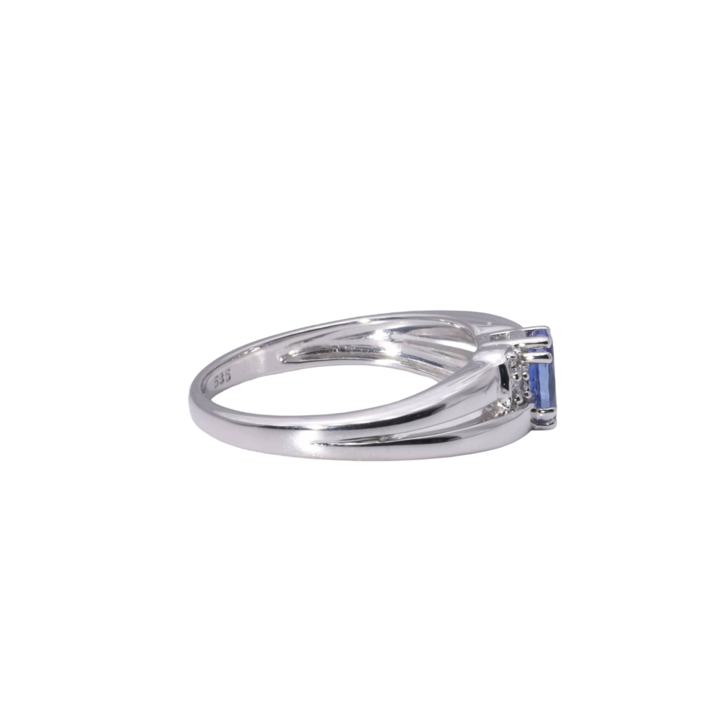Ring mit Tansanit Brillanten