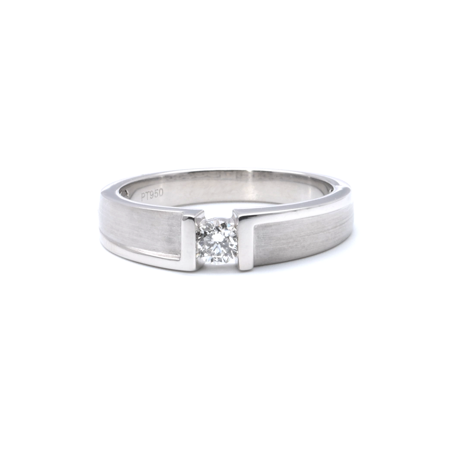 Ring | 950 Platin | Brillant