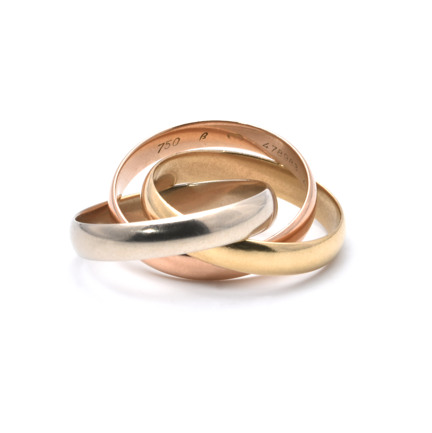 Ring | 750/000 Gold | Tricolor | Dreifachring
