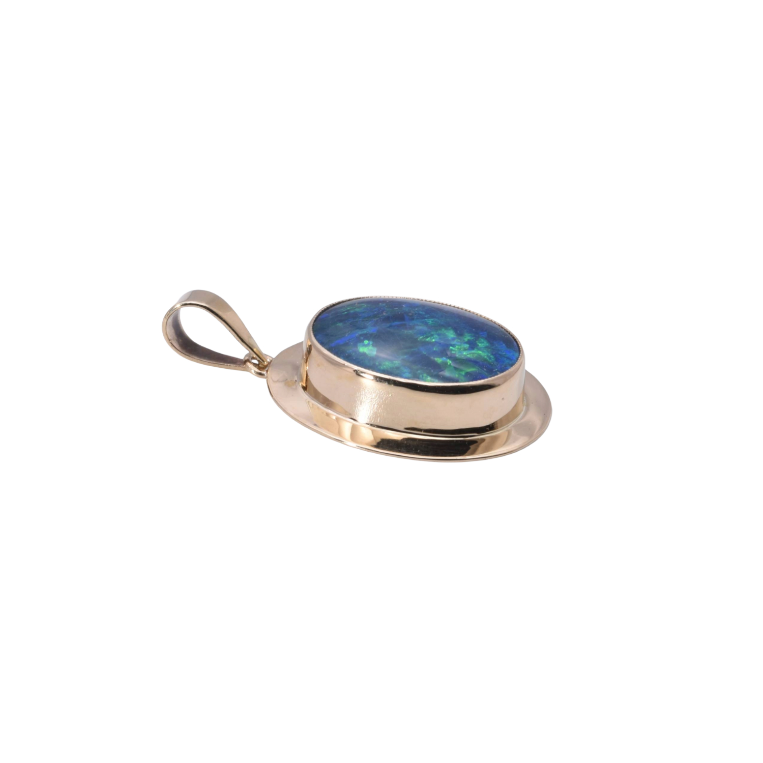 Anhänger mit Opal-Triplette