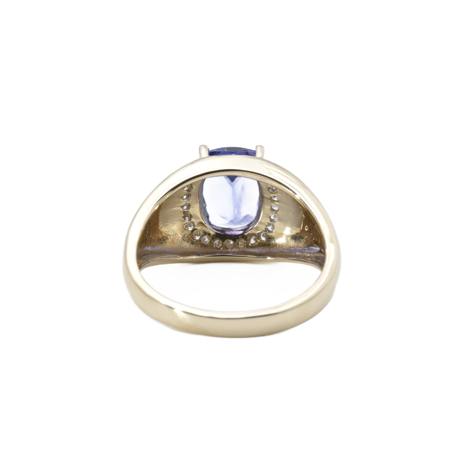 Ring mit Brillanten und Tansanit