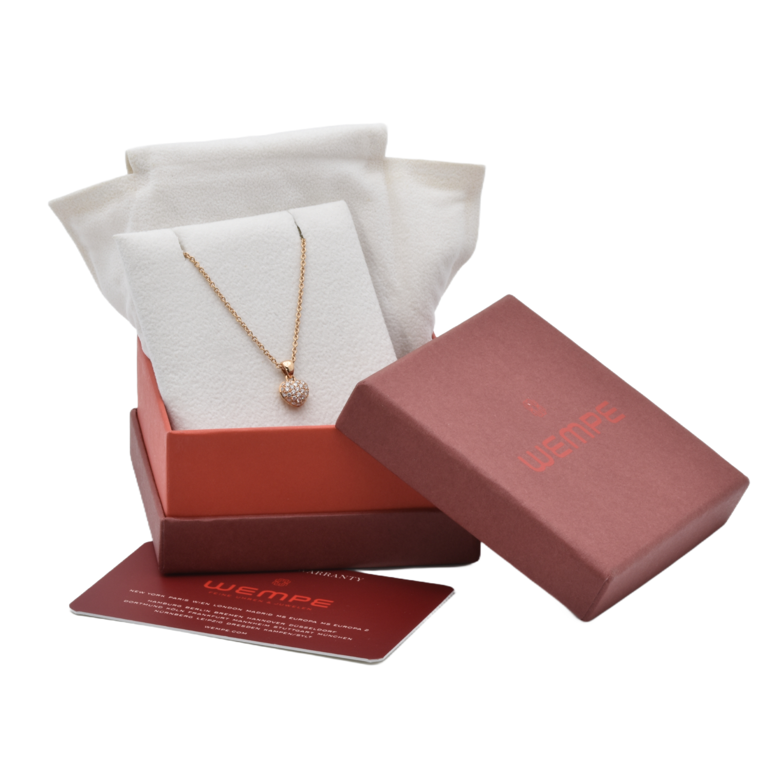 Kette mit Anhänger Classics | Wempe 750/000 Rotgold