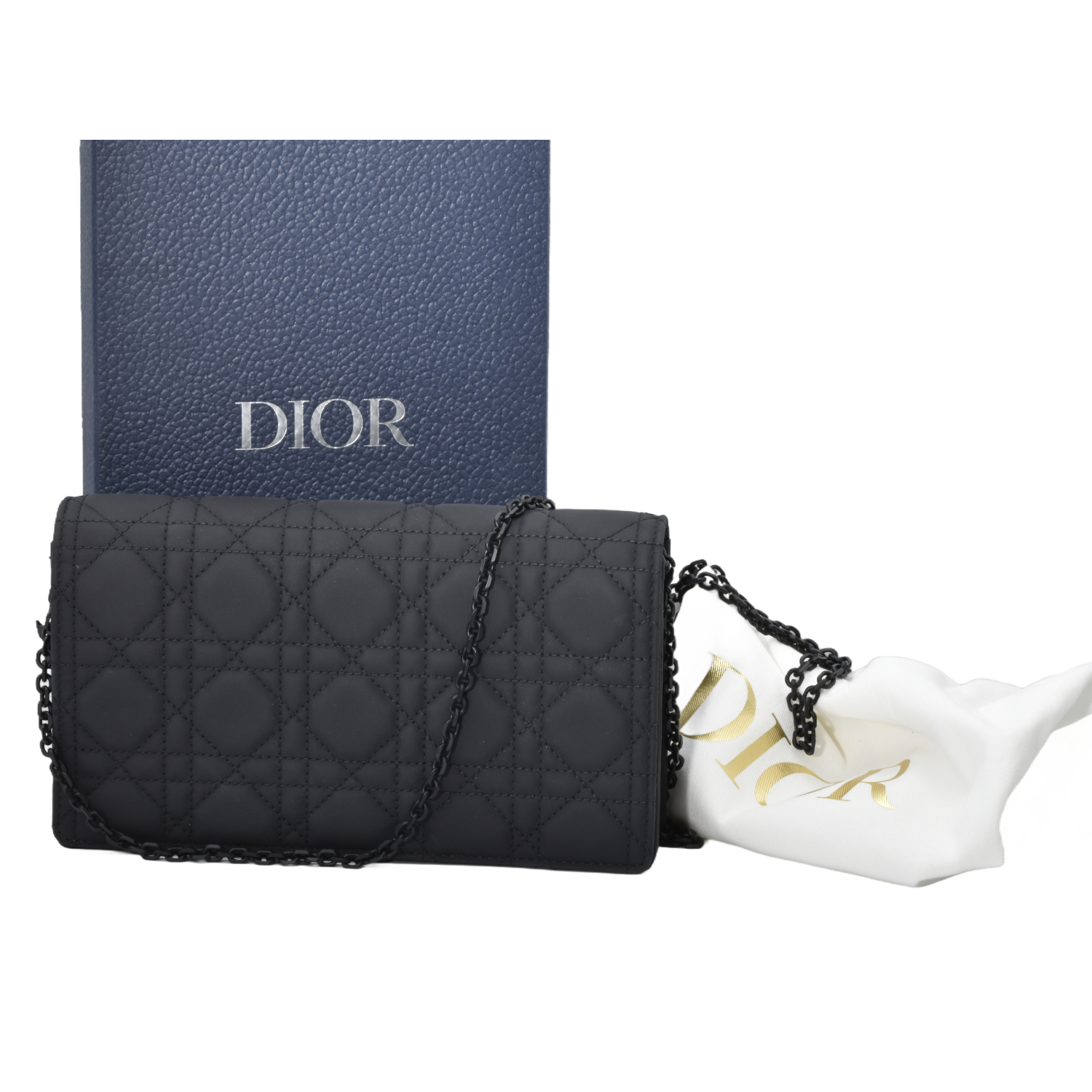 Dior Lady Pouch Cannage Quilt Calfskin