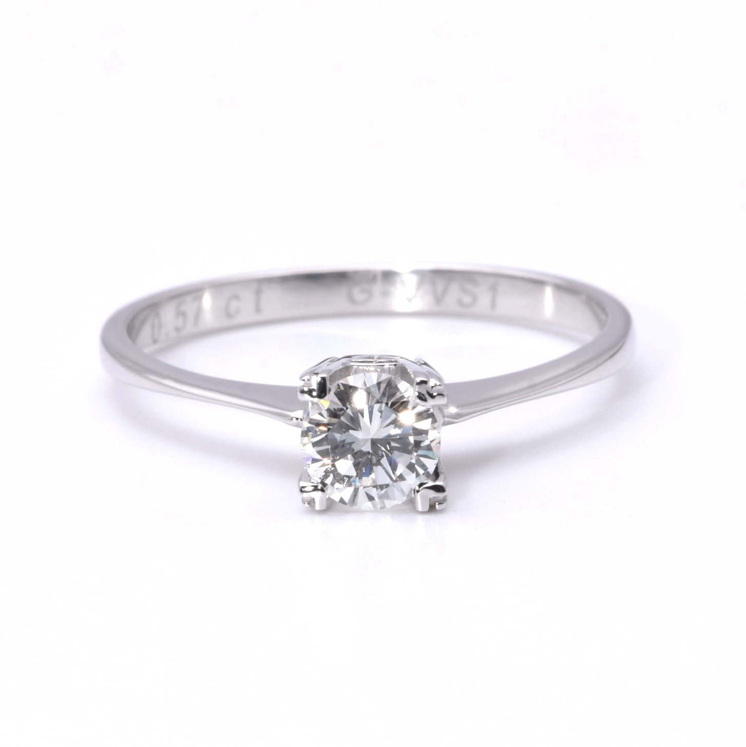Solitär Ring mit Brillant