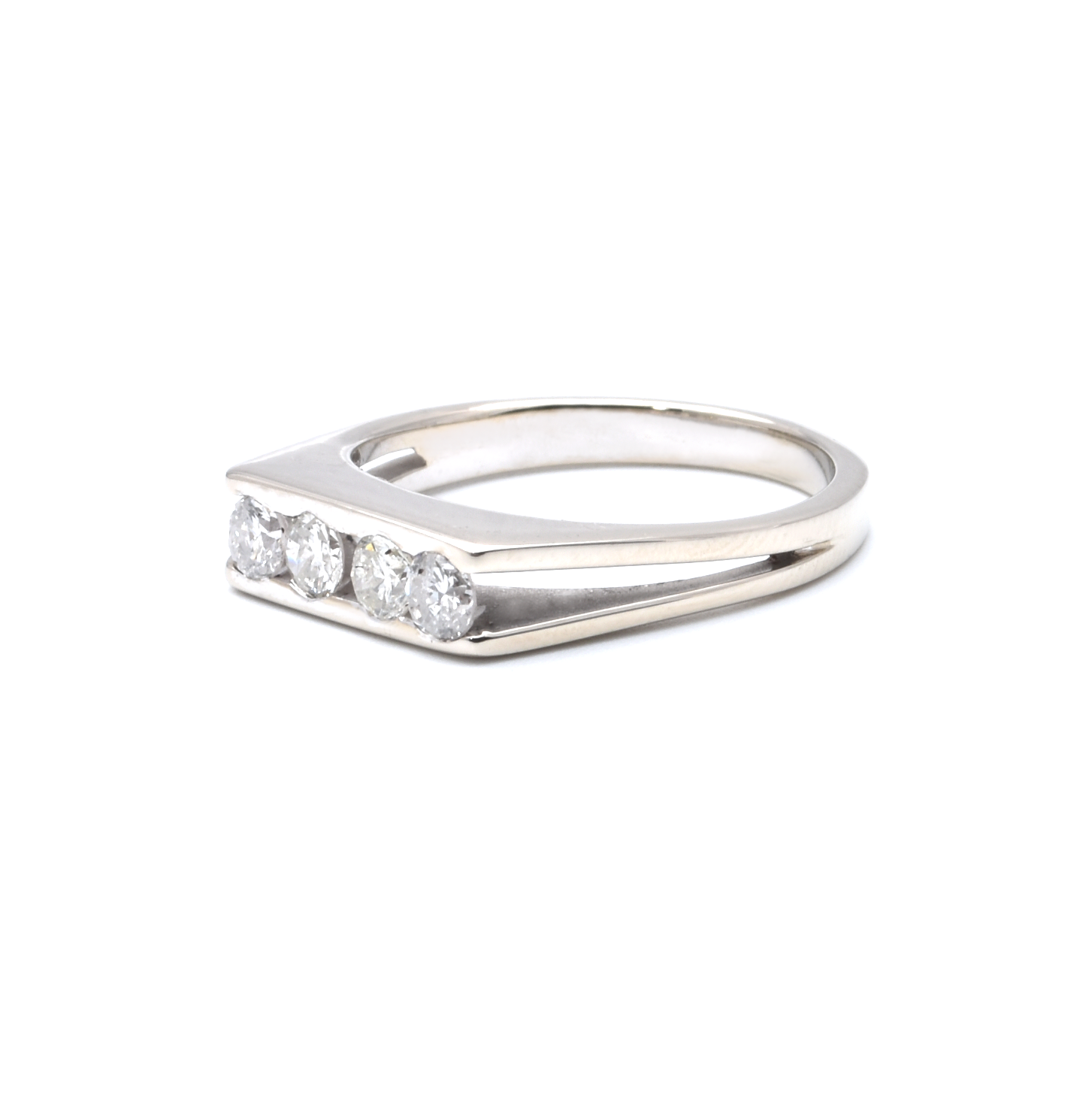 Ring | 585/000 Weissgold | Brillanten