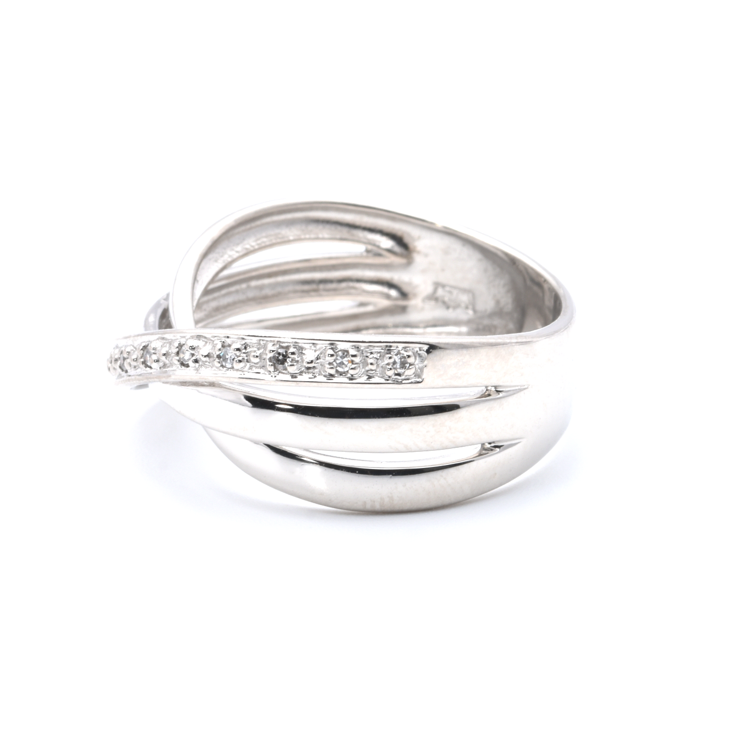 Ring | 585/000 Weißgold | Diamanten