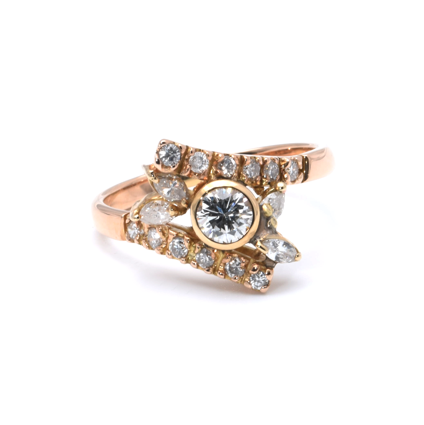 Ring mit Diamanten und Brillanten