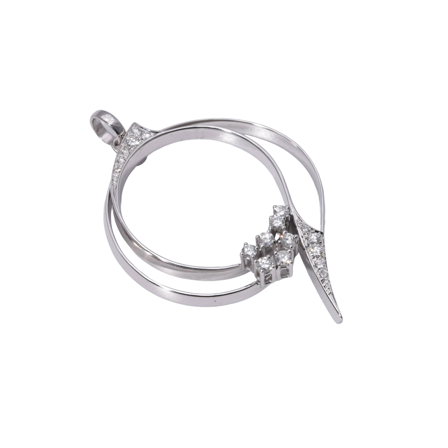 Anhänger mit Brillanten und Diamanten