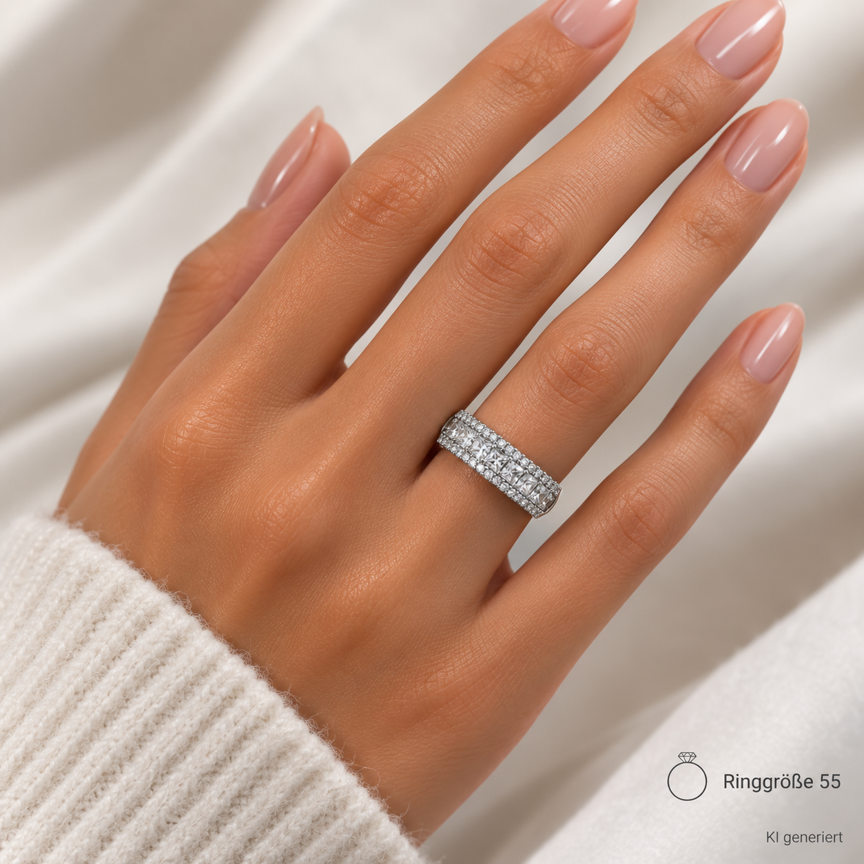 Ring mit Zirkonia