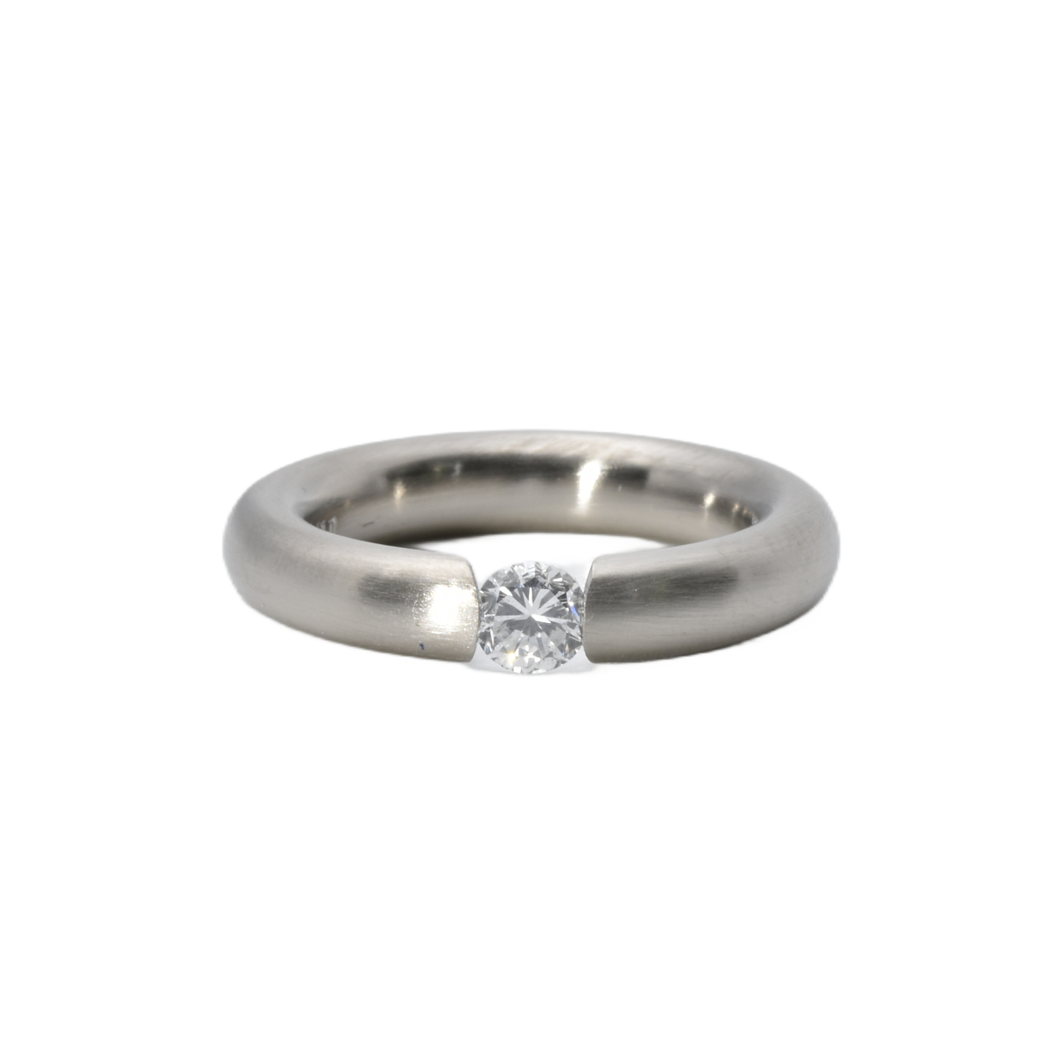 Spannring mit Brillant