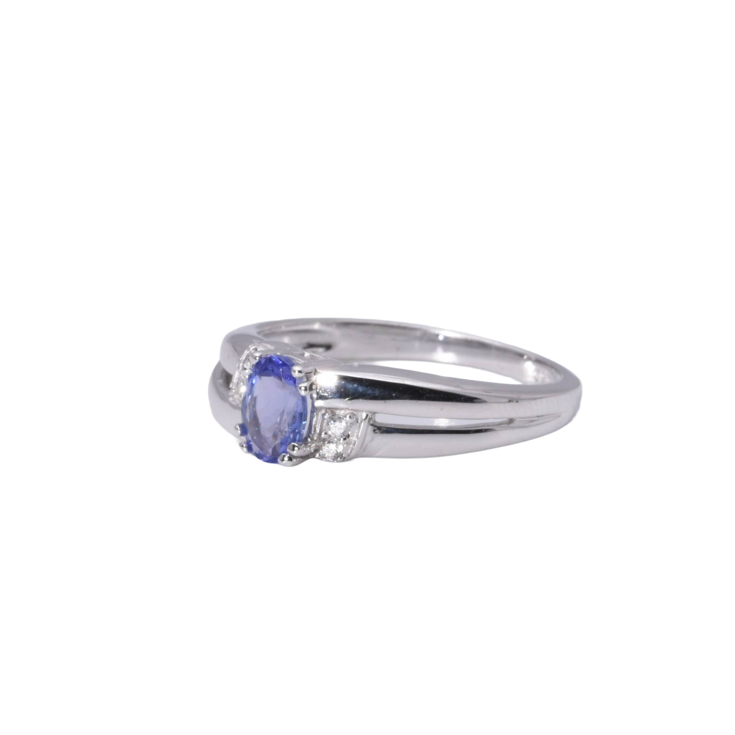 Ring mit Tansanit Brillanten