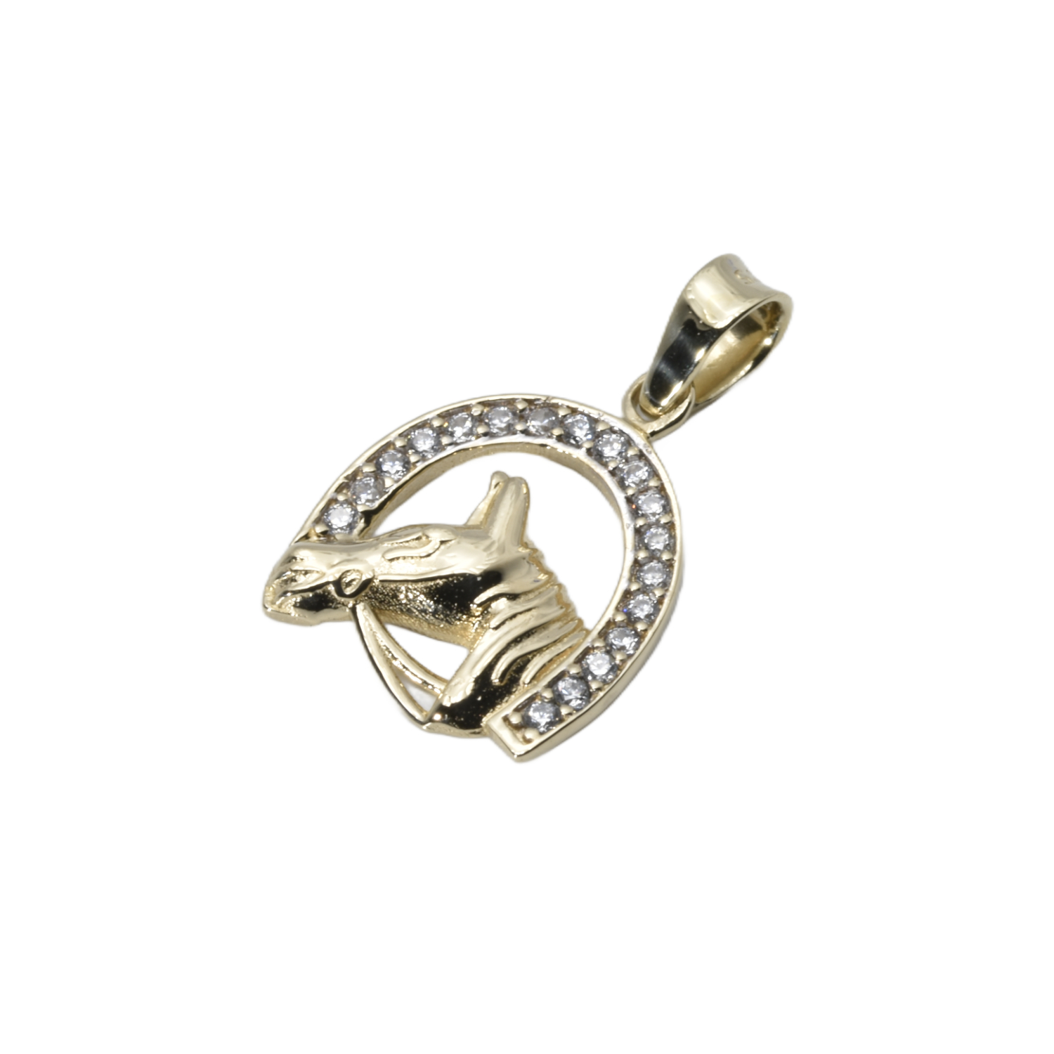 Anhänger Hufeisen mit Pferde Motiv