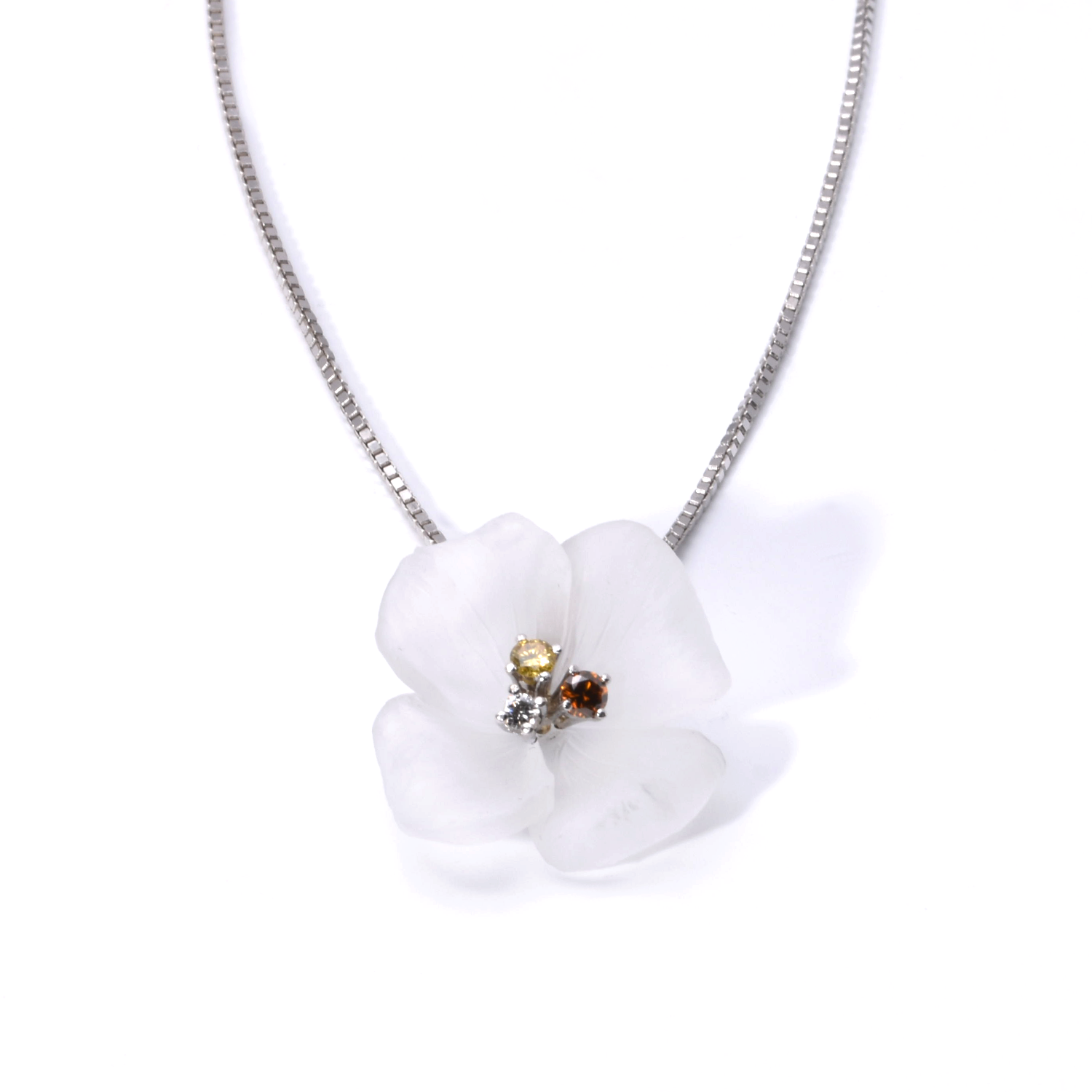 Venezianerkette mit Blüten Anhänger