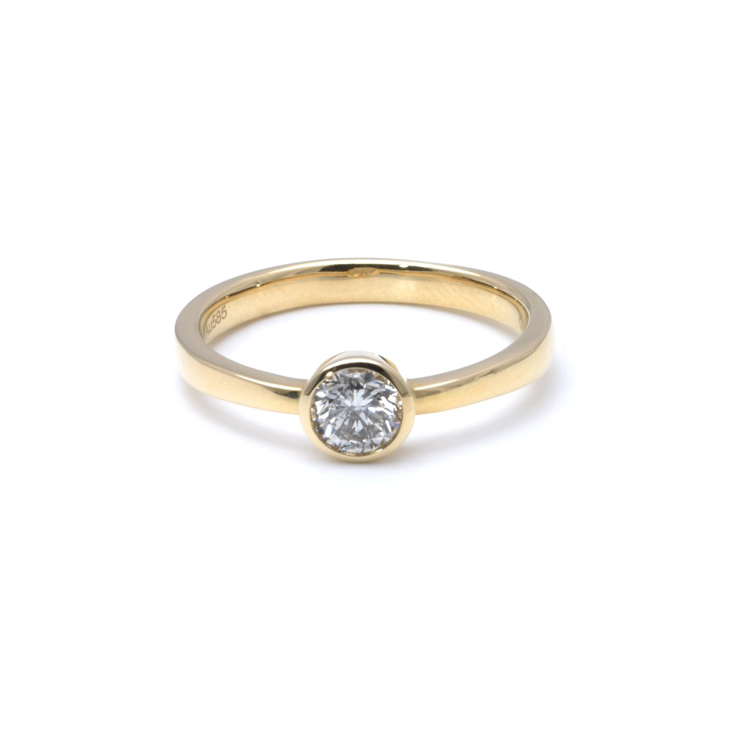 Solitär Ring mit Brillant