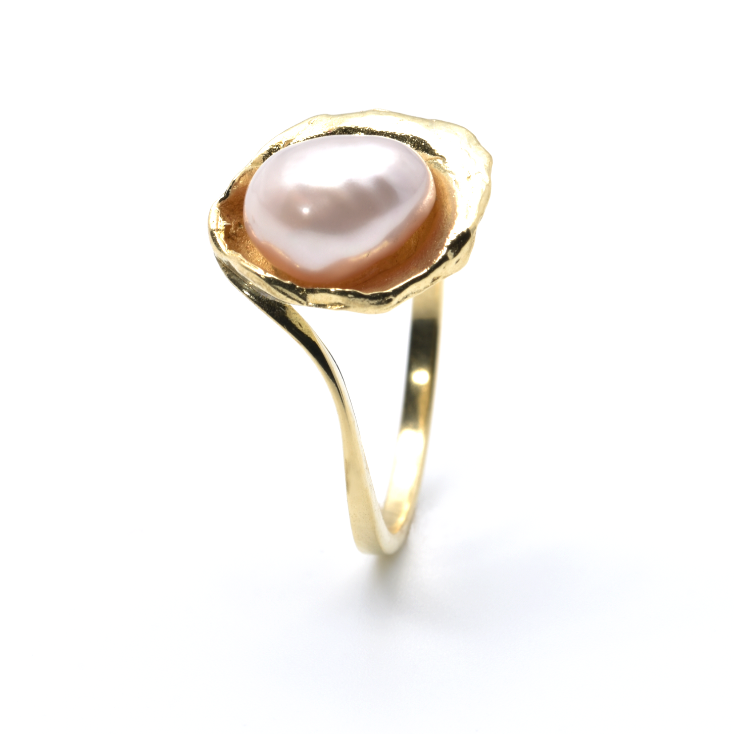 Ring | 585/000 Gelbgold | Perle