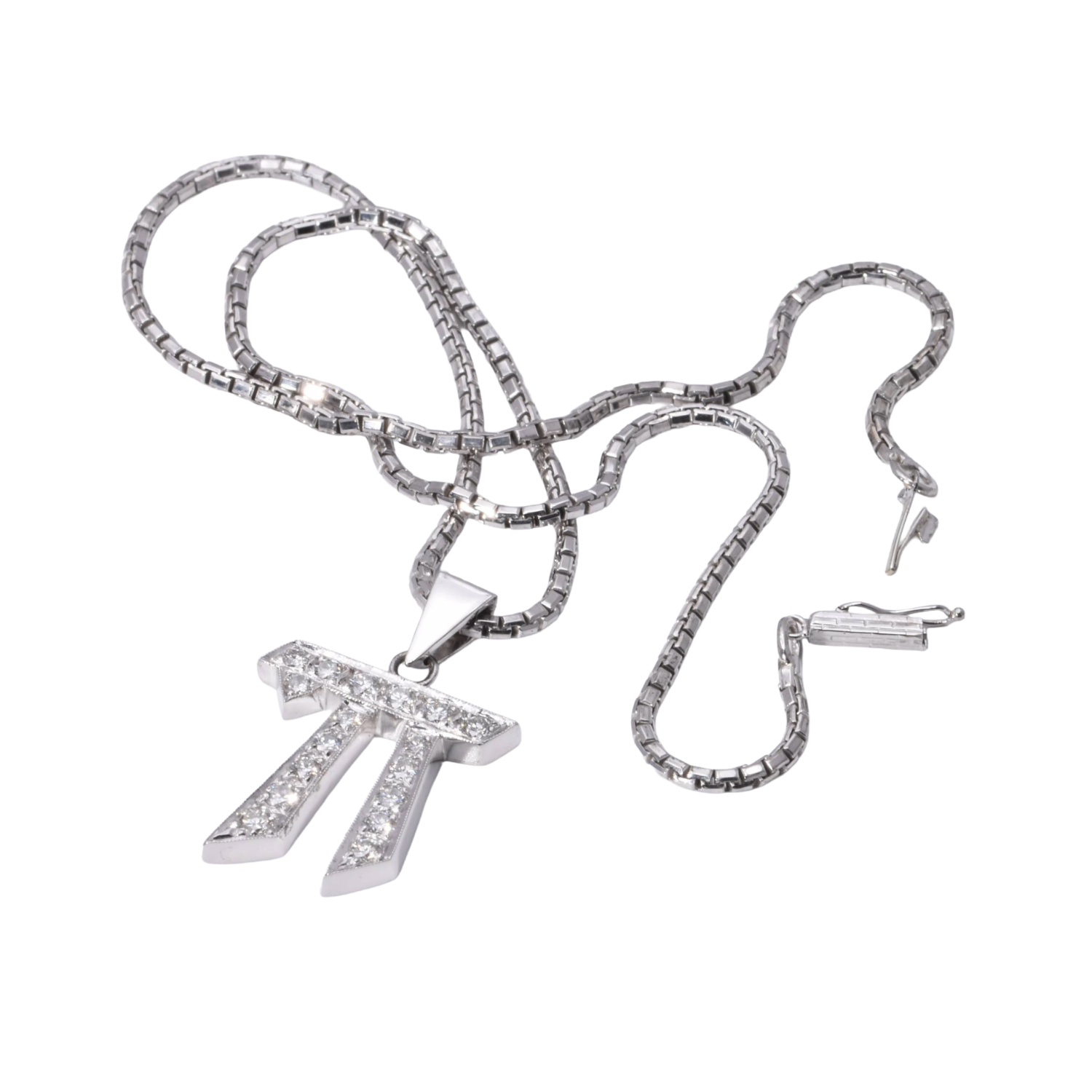Kette mit Anhänger und Brillanten