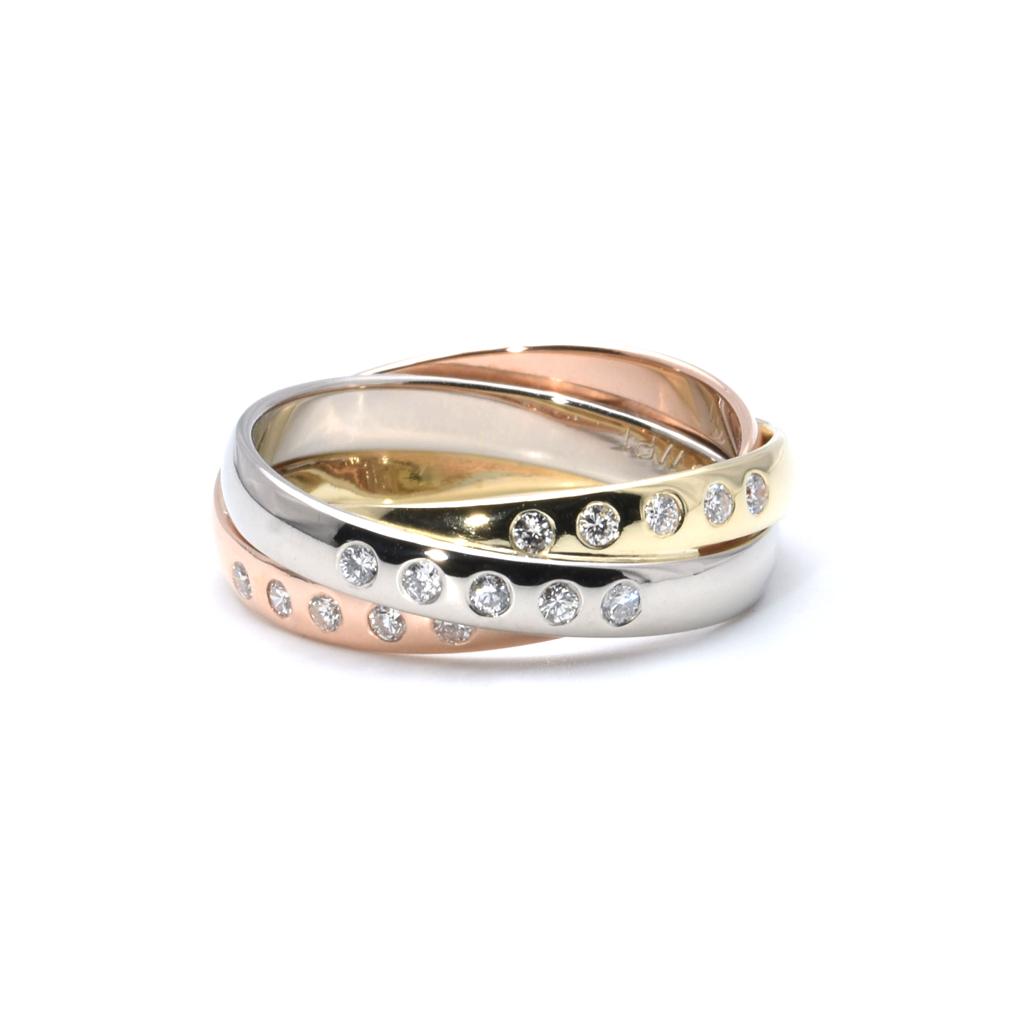 Brillant Dreifach Ring