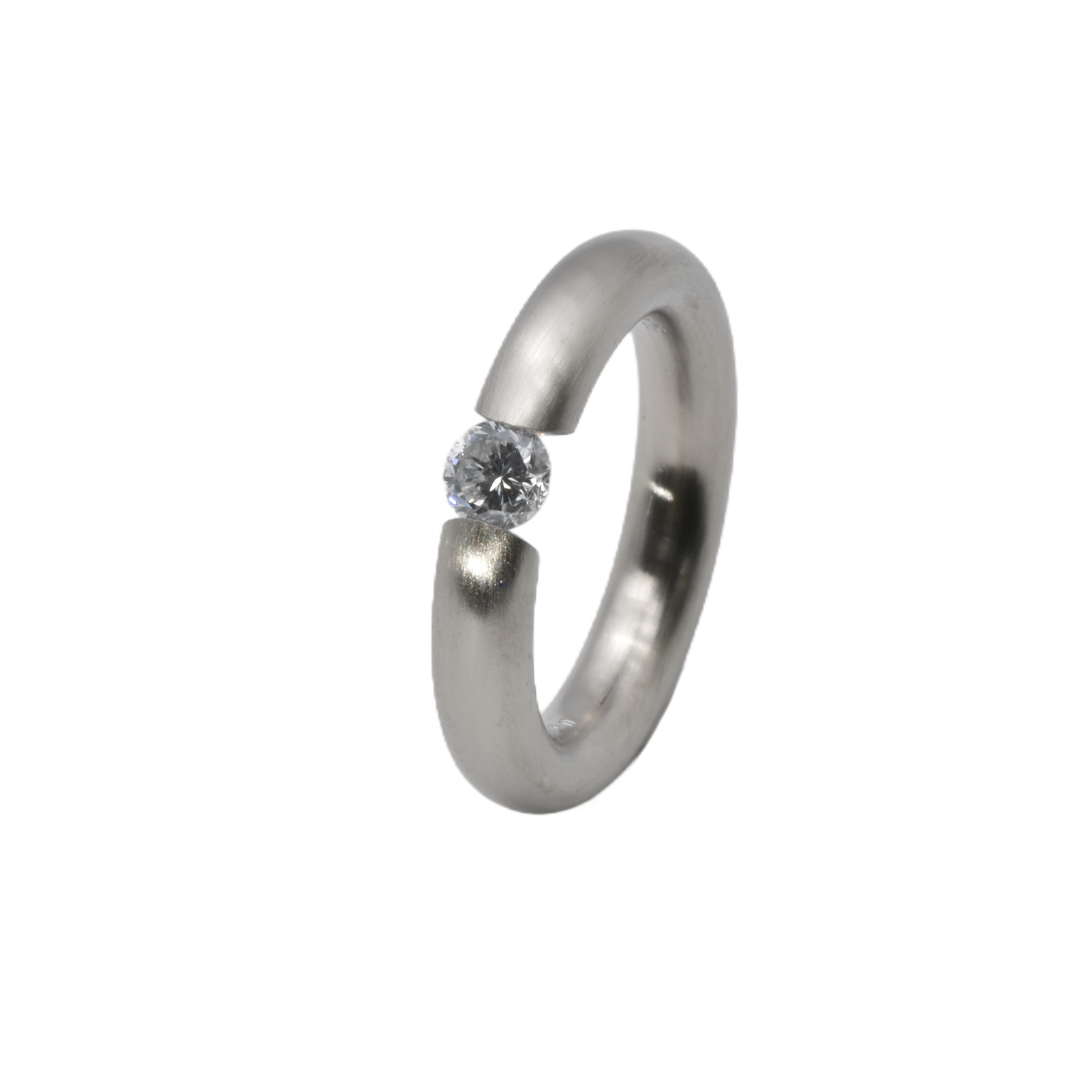 Spannring mit Brillant