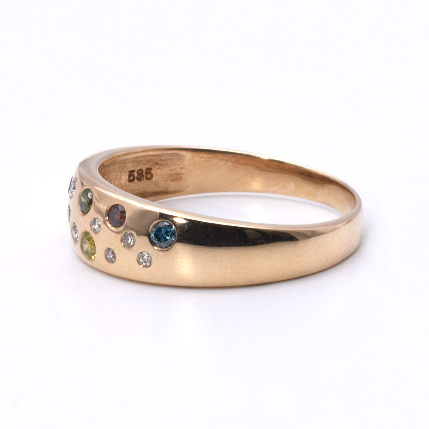 Ring mit Brillanten und Turmalinen
