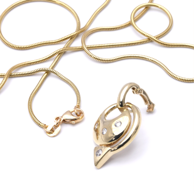 Schlangenkette mit Anhänger
