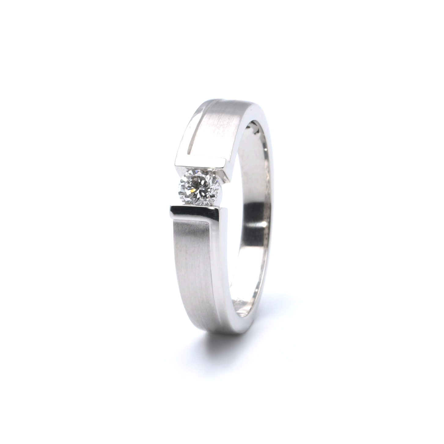 Ring | 950 Platin | Brillant