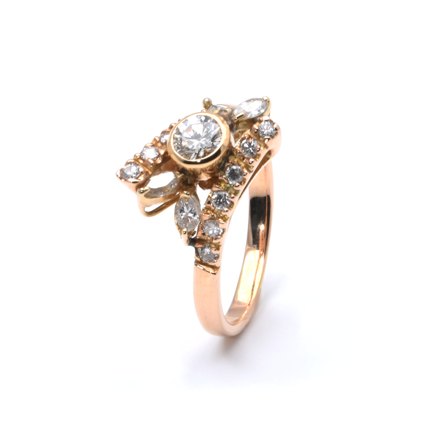 Ring mit Diamanten und Brillanten
