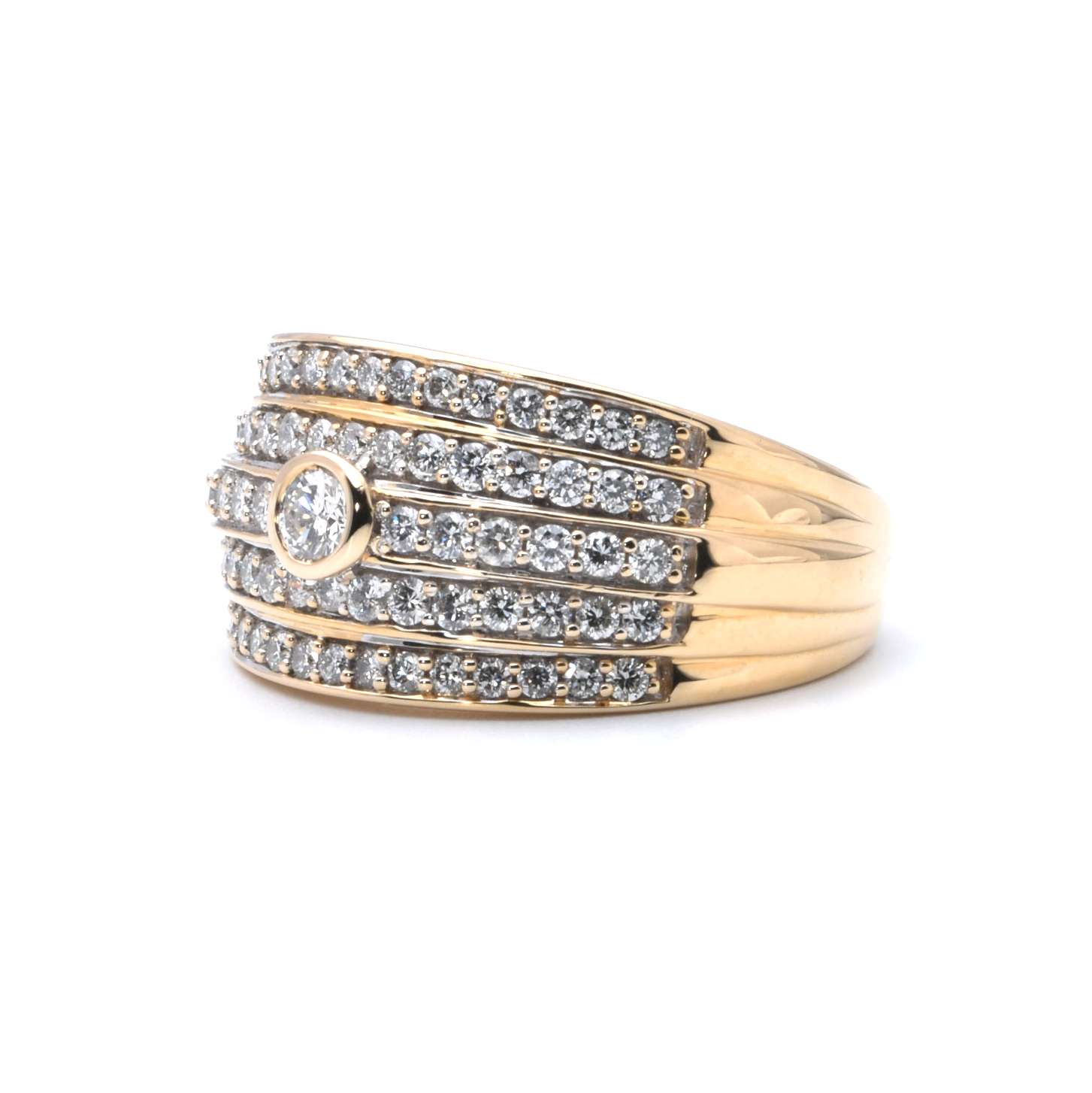 Ring | 585/000 Gelbgold | Brillanten