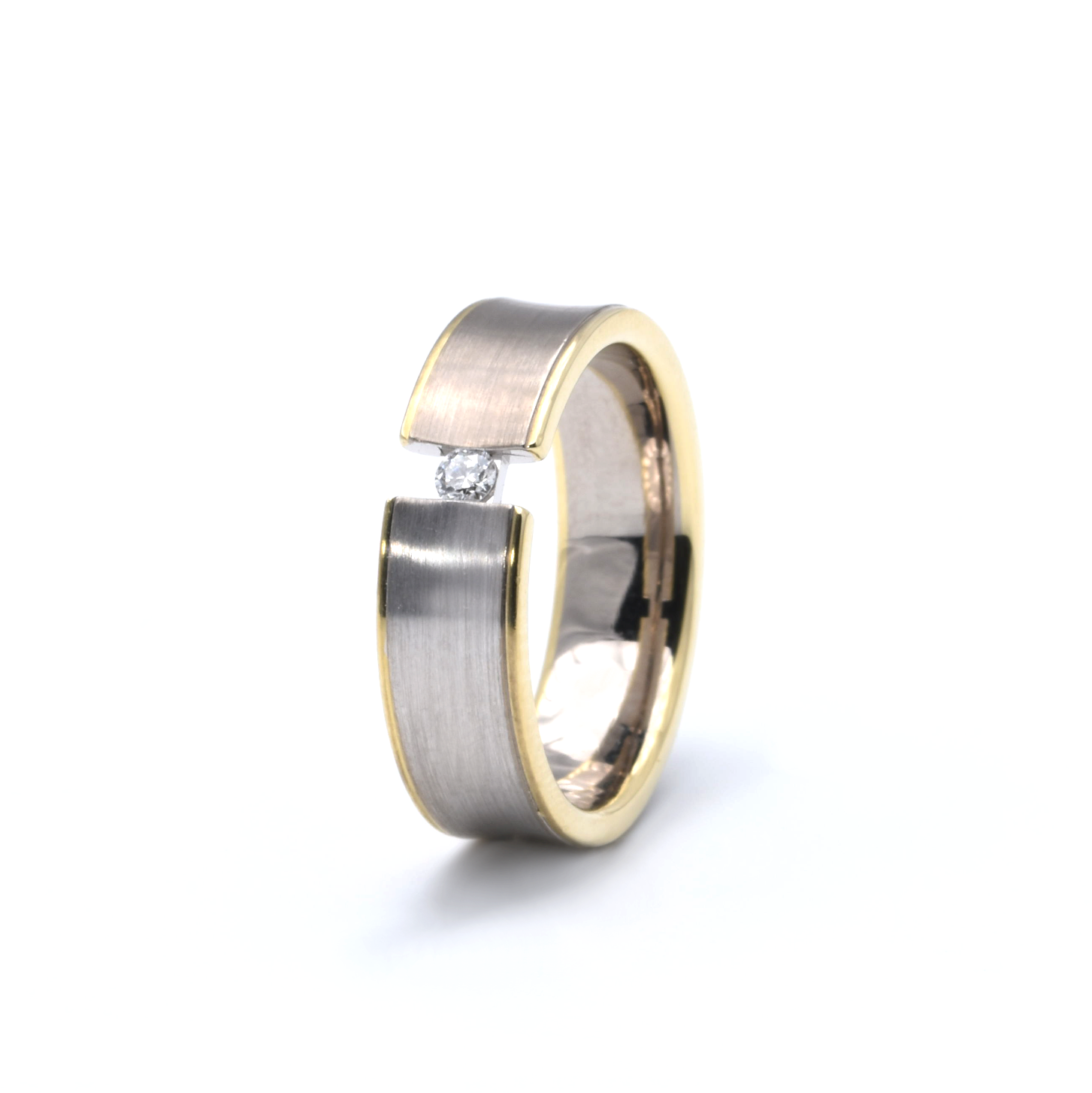 Ring | 585/000 Gold | Brillant | Bicolor