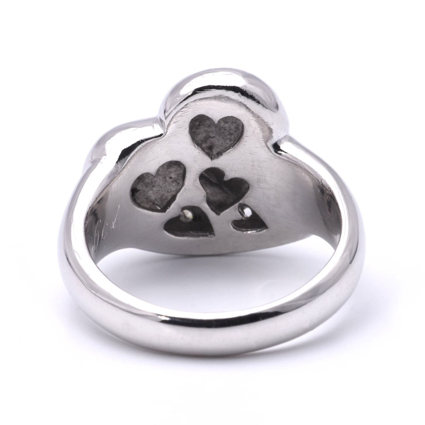 Herz-Ring mit Brillanten