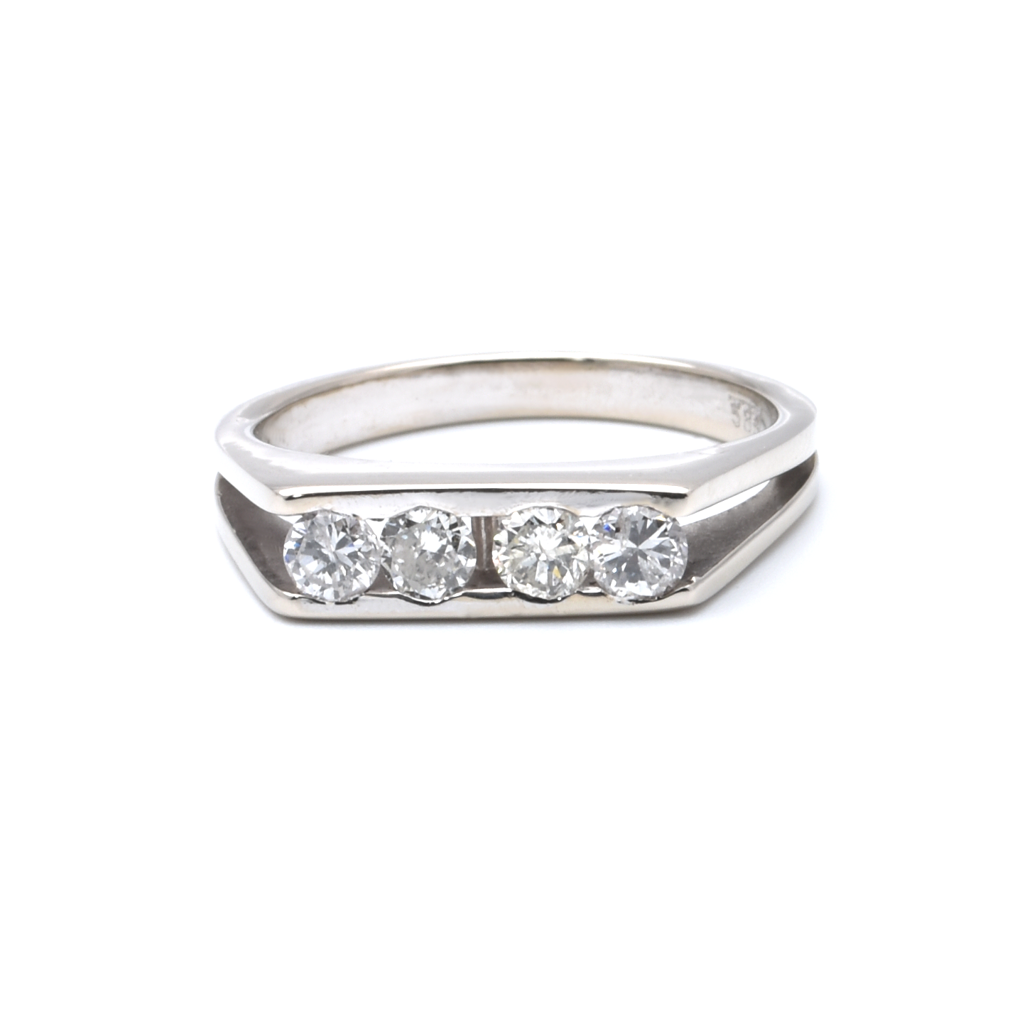 Ring | 585/000 Weissgold | Brillanten