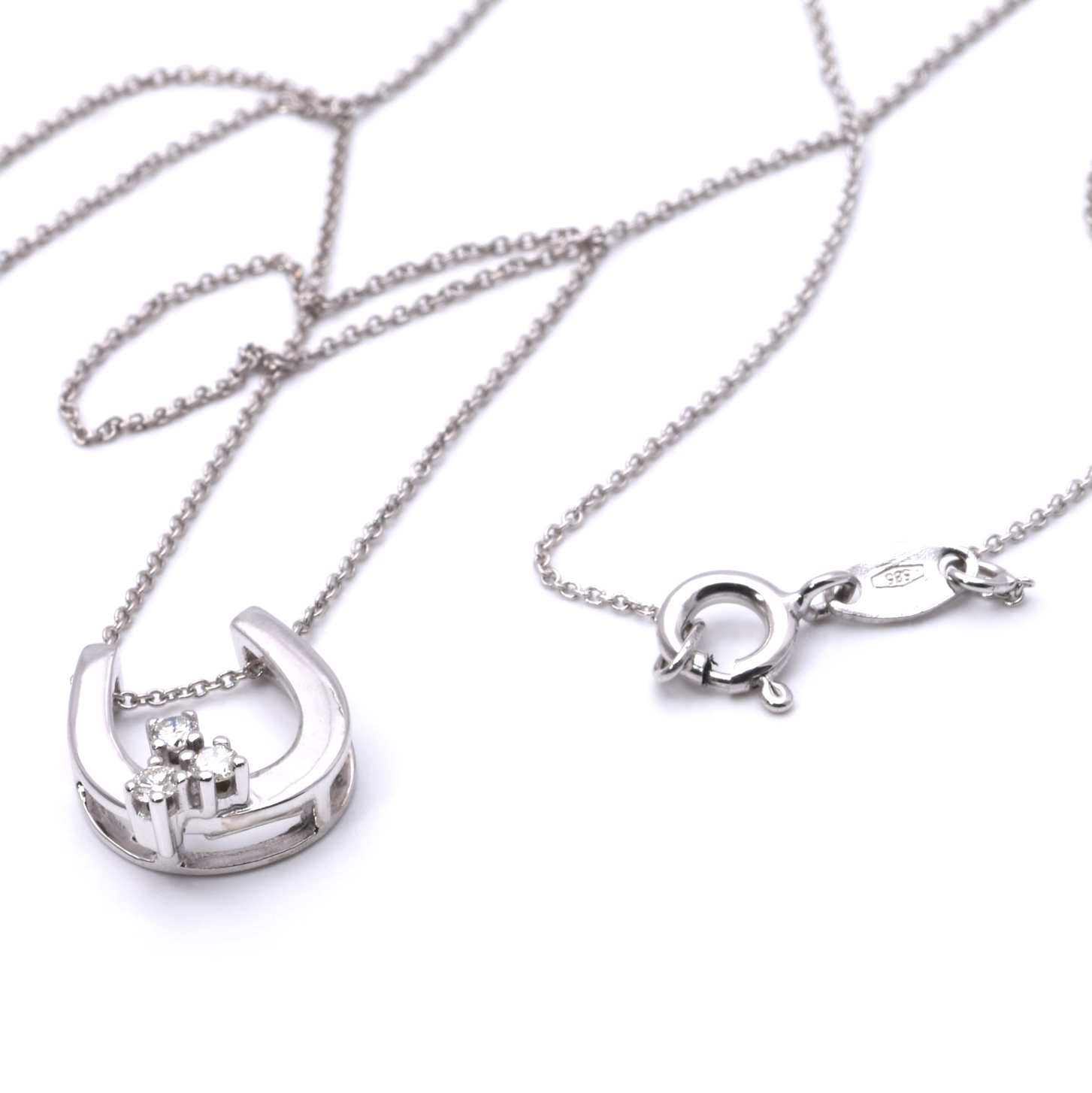 Kette mit Hufeisen Anhänger