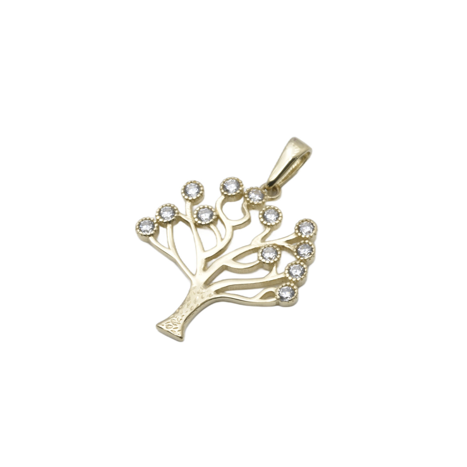 Anhänger Lebensbaum | 333/000 Gelbgold