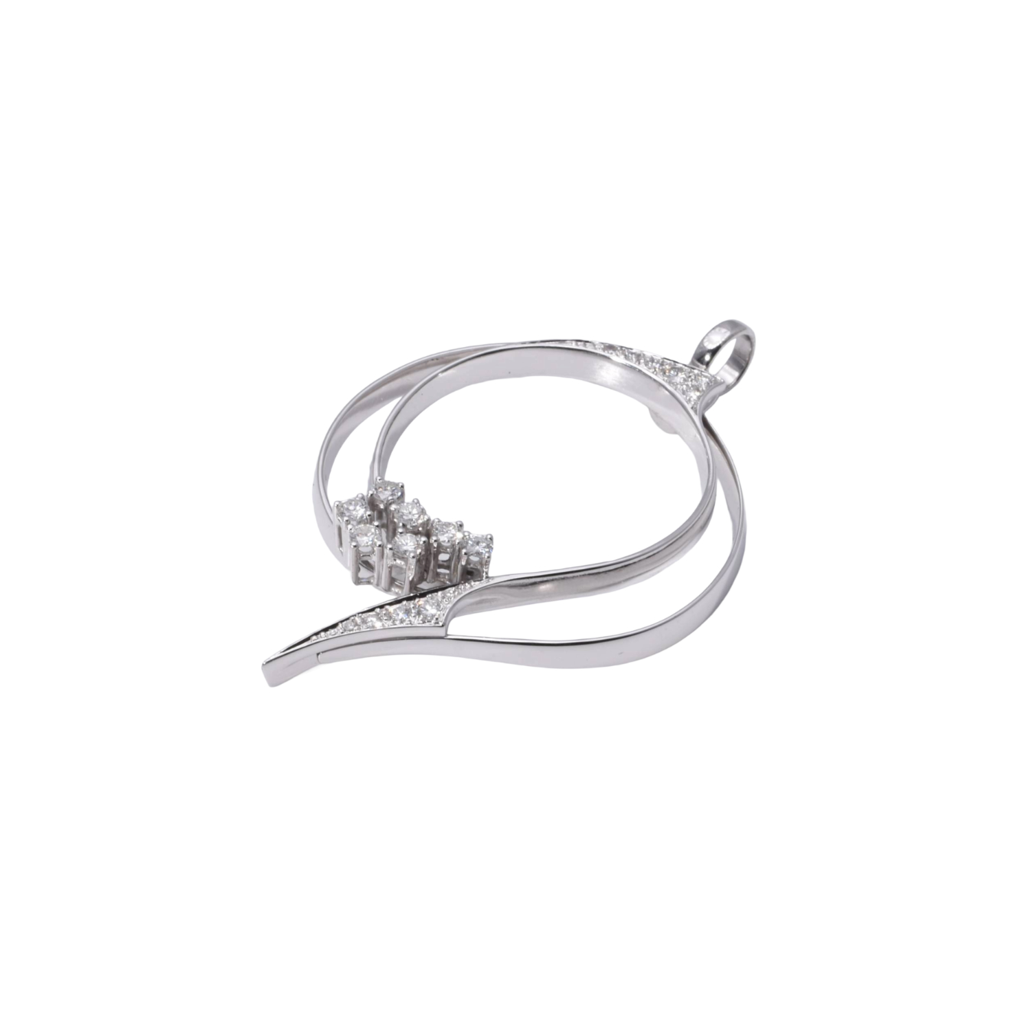 Anhänger mit Brillanten und Diamanten