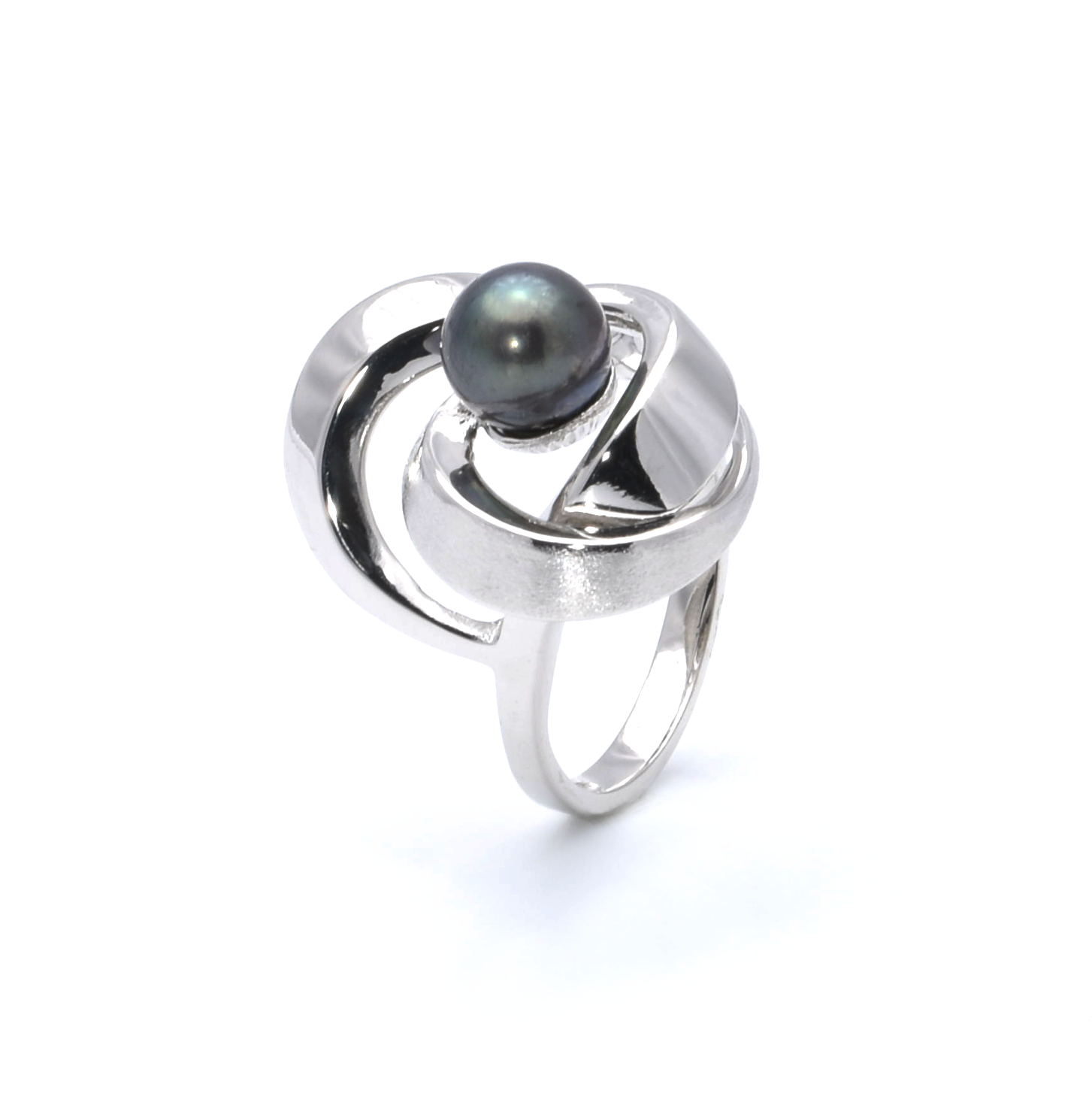 Ring | 585/000 Weißgold | Perle