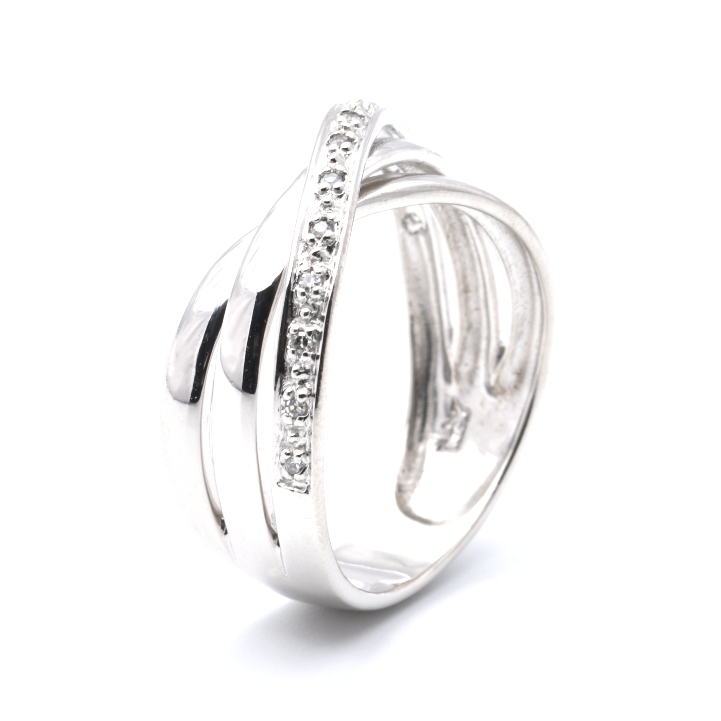 Ring | 585/000 Weißgold | Diamanten
