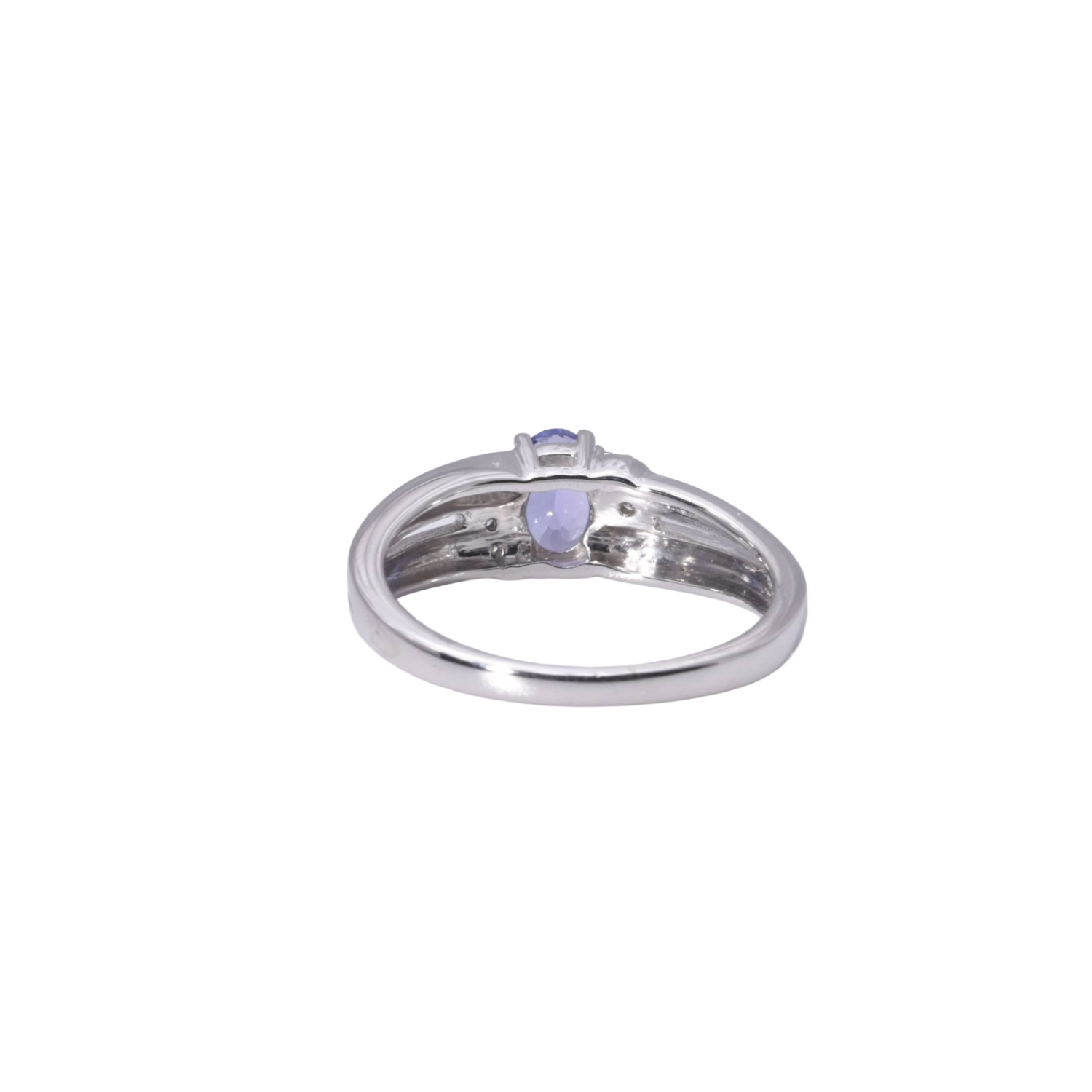 Ring mit Tansanit Brillanten