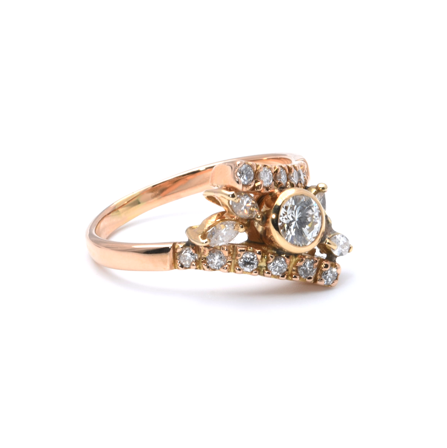 Ring mit Diamanten und Brillanten