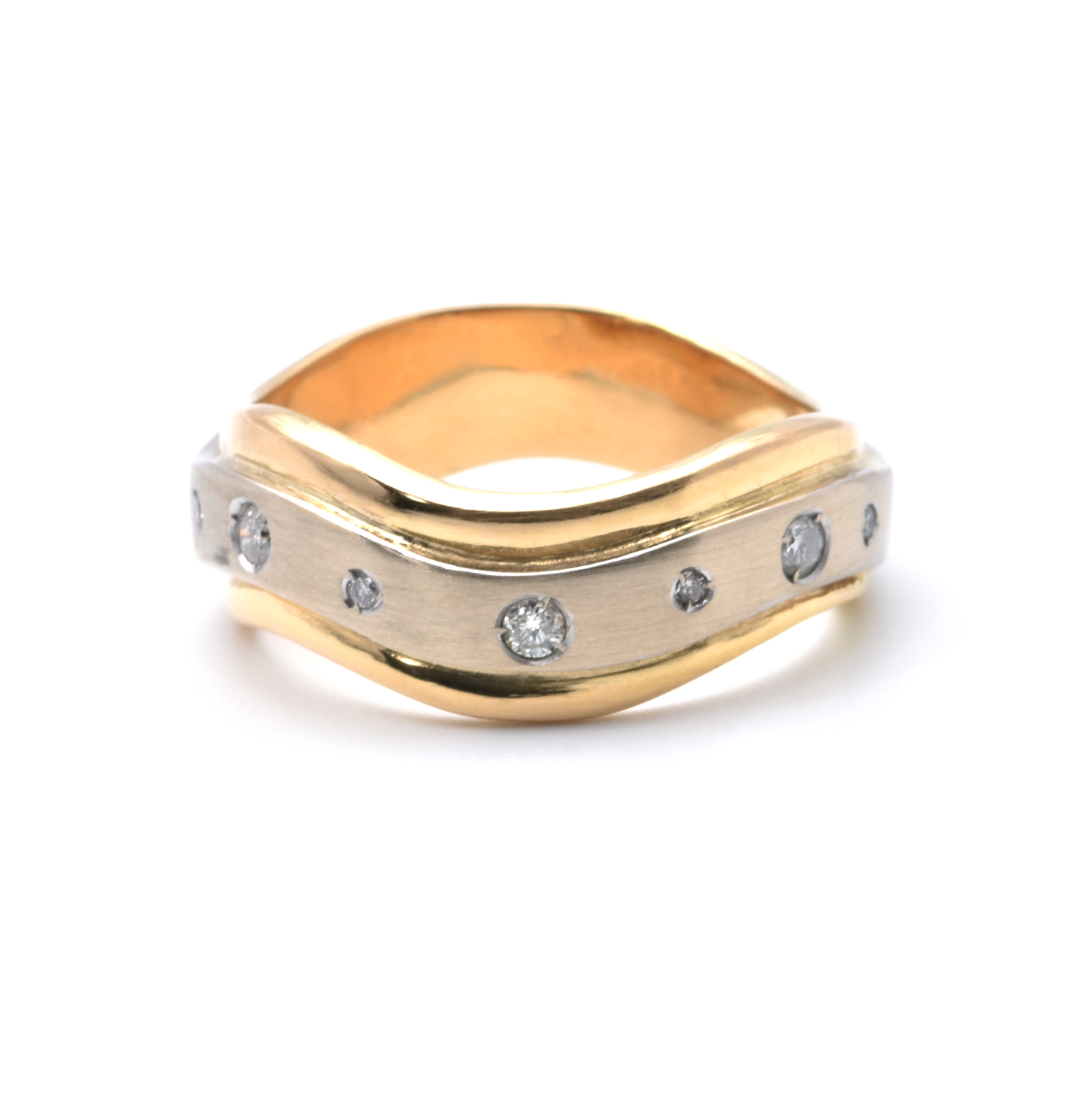 Ring | 750/000 Gold | Bicolor | Brillanten