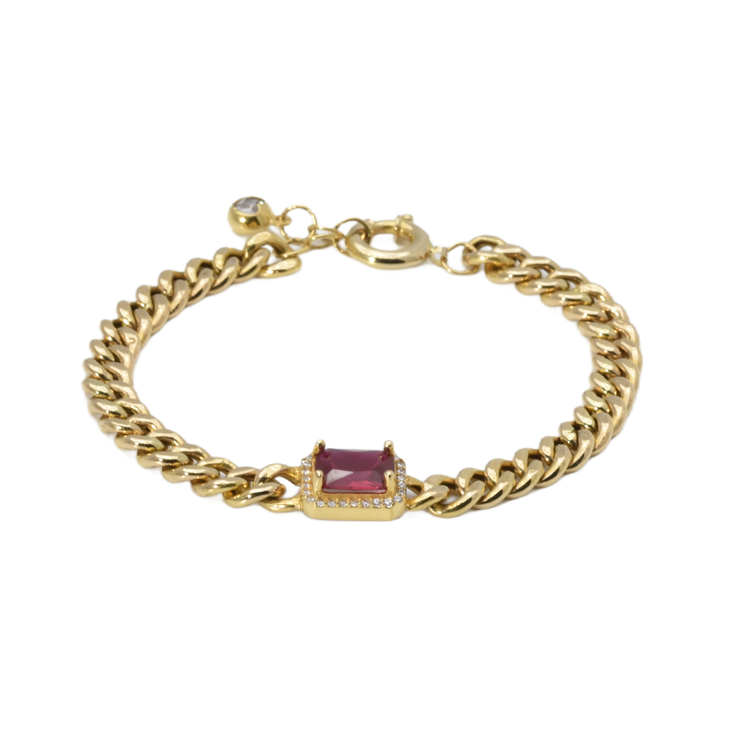 Armband mit Spinell und Zirkonia