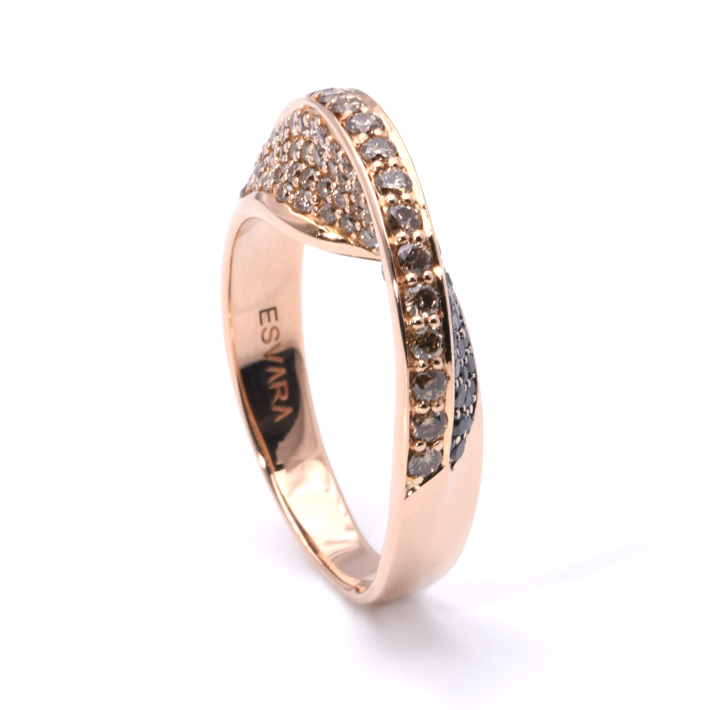 Esvara-Ring mit Diamanten