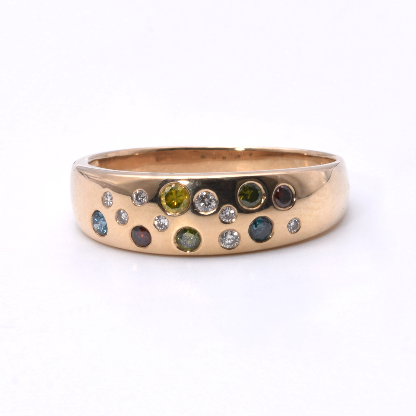 Ring mit Brillanten und Turmalinen